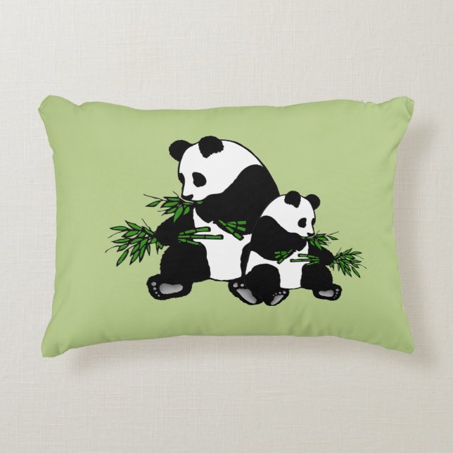 Coussins Décoratifs Grandir en Panda (Devant)