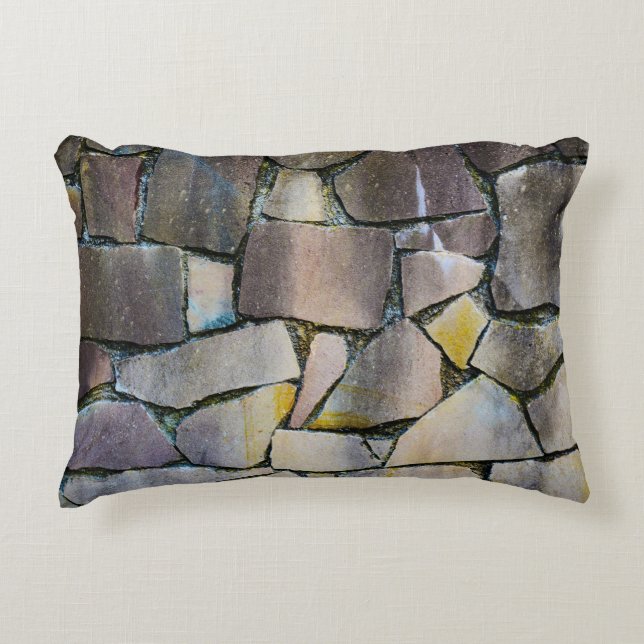 Coussins Décoratifs Gray brick wall (Devant)