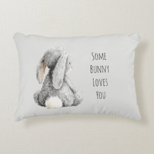 Coussins Décoratifs Gris Some Bunny vous aime