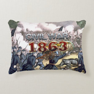 Coussins Décoratifs Guerre civile 1863 d'ABH