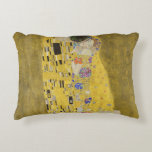 Coussins Décoratifs Gustav Klimt - Le baiser<br><div class="desc">The Kiss / Der Kuss - Gustav Klimt en 1907-1908</div>