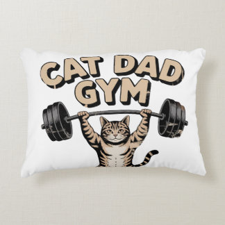 Coussins Décoratifs Gym drôle pour chats pour papa