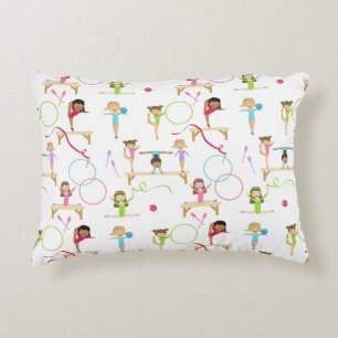 Coussins Décoratifs Gymnastique multicolore mignonne Motif pour enfant