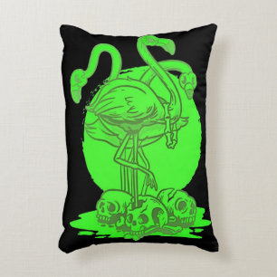 Coussins Décoratifs Halloween crâne Flamant rose Cadeau Pour Flamant