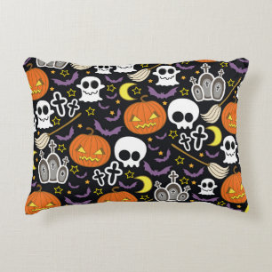 Coussins Décoratifs Halloween éffrayant : Conception Arrière - plan à