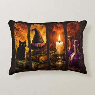 Coussins Décoratifs Halloween effrayant, Décor de sorcière