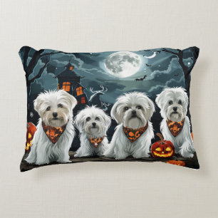 Coussins Décoratifs Halloween maltais Éffrayant