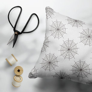 Coussins Décoratifs Halloween, Spider Web, Tricoter Ou Traiter, Boo
