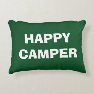 Coussins Décoratifs HAPPY CAMPER lancer oreiller pour camping ou RVing