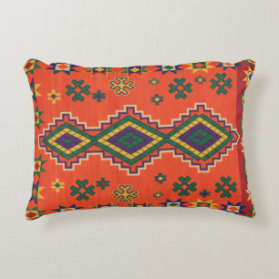 Coussins Décoratifs Harmonie marocaine en orange