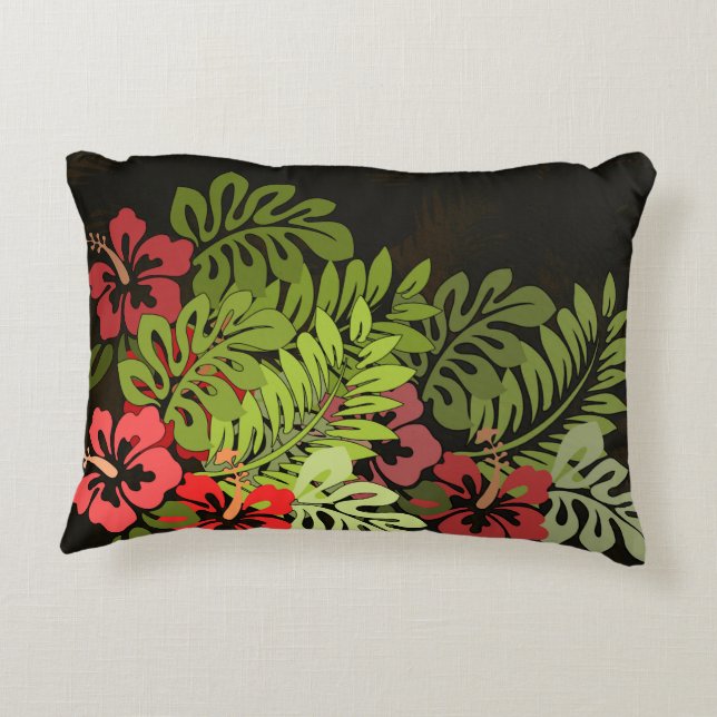Coussins Décoratifs Hawaii Aloha Flower Art Print (Dos)