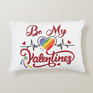 Coussins Décoratifs Heartbeat pride Heart, My valentine