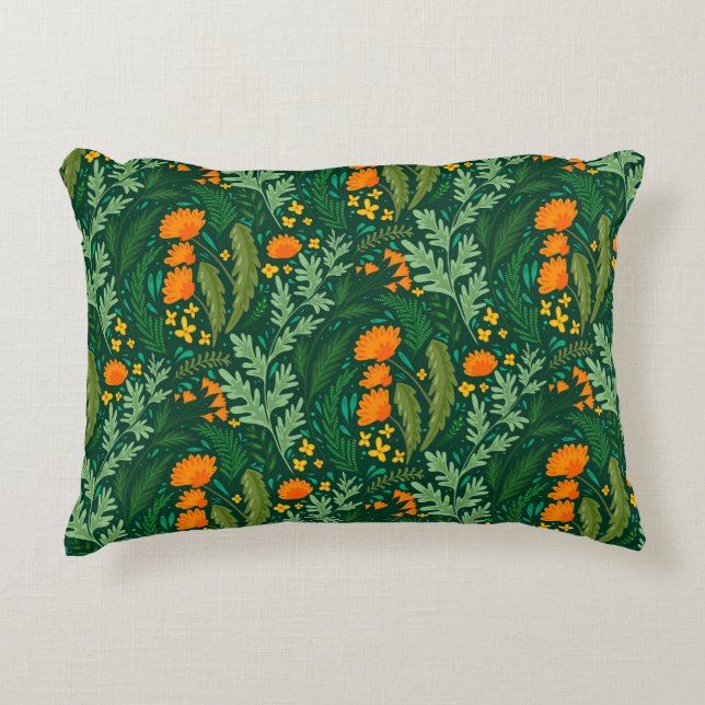 Coussins Décoratifs Herbes et fleurs des champs (Devant)