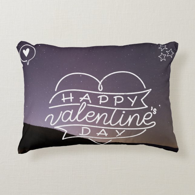 Coussins Décoratifs Heureuse Sainte-Valentin (Devant)