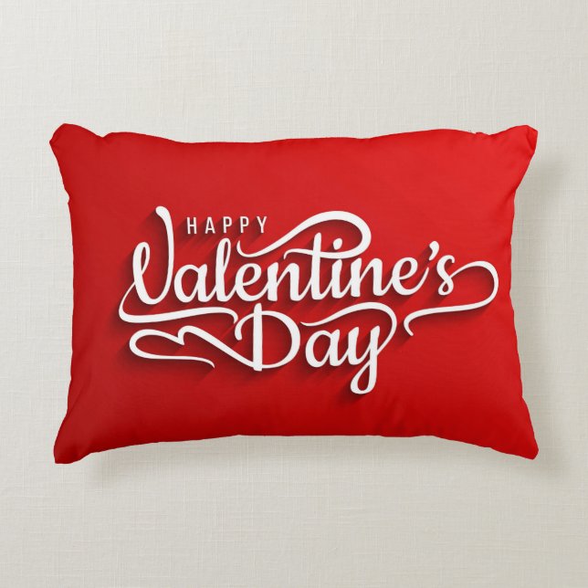 Coussins Décoratifs Heureuse Sainte-Valentin (Devant)
