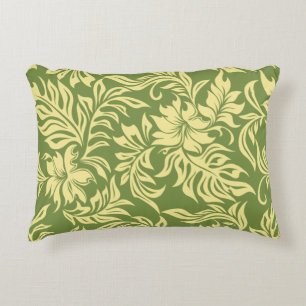 Coussins Décoratifs Hibiscus de Waikiki Pareau Floral Hawaïen