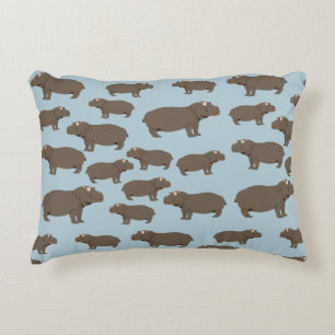 Coussins Décoratifs Hippopotame Hippo Motif