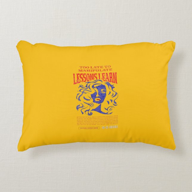 COUSSINS DÉCORATIFS HOME DECOR MANIPULATE LESSONS LEARN ACCENT PILLOW  (Devant)