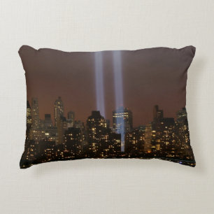 Coussins Décoratifs Hommage de World Trade Center dans la lumière à