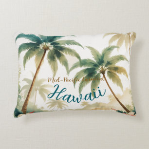 Coussins Décoratifs Honolulu Voyage Hawaïen de style vintage