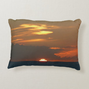 Coussins Décoratifs Horizon Coucher de soleil Colorful Seascape Photog