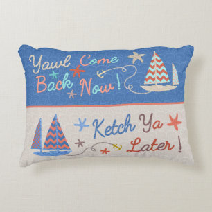 Coussins Décoratifs Humour de navigation nautique drôle du calembour  