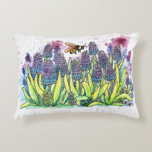 Coussins Décoratifs Hyacinthe de raisin (Devant)