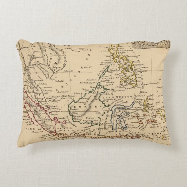 Coussins Décoratifs Îles est de l'Inde (Devant)