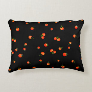 Coussins Décoratifs Illustration de tomates cerises. Aquarelle transpa