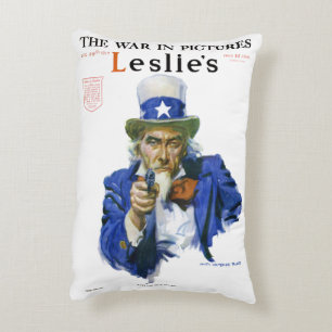 Coussins Décoratifs Illustration patriotique vintage de l'oncle Sam po
