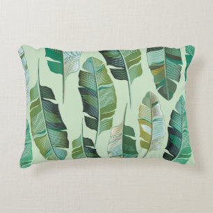 Coussins Décoratifs Illustration tropicale Plante de banane à la mode