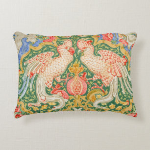 Coussins Décoratifs Illustration vintage de Walter Crane avec un cacat