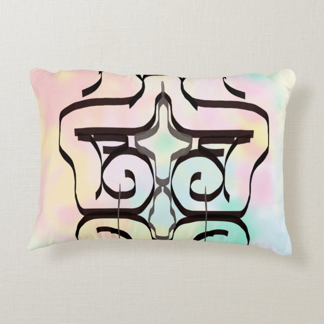 Coussins Décoratifs illustrations de couleurs (Dos)