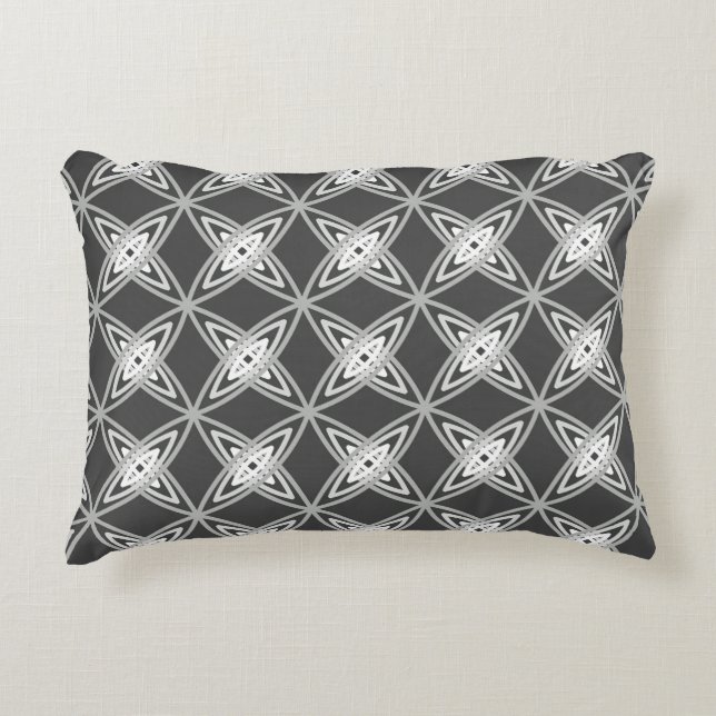 Coussins Décoratifs Impression atomique moderne du milieu du siècle -  (Devant)