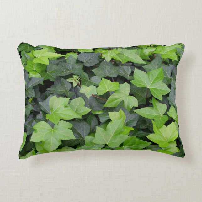 Coussins Décoratifs Impression botanique verte Ivy (Devant)