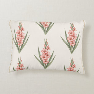 Coussins Décoratifs Impression d'art mural Fleur de naissance août Gla