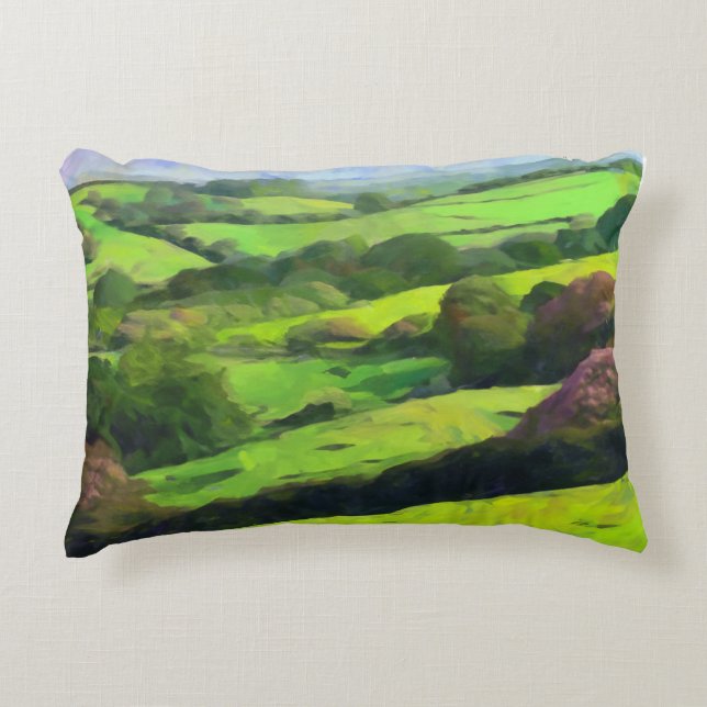 Coussins Décoratifs Impression en toile de Kent - Le Jardin d'Angleter (Devant)