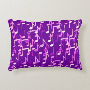 Coussins Décoratifs Impression musicale - violet violet, multi