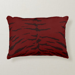 Coussins Décoratifs Impression numérique Tigre Rouge