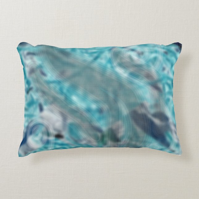 Coussins Décoratifs Indigo Splash baisse (Devant)