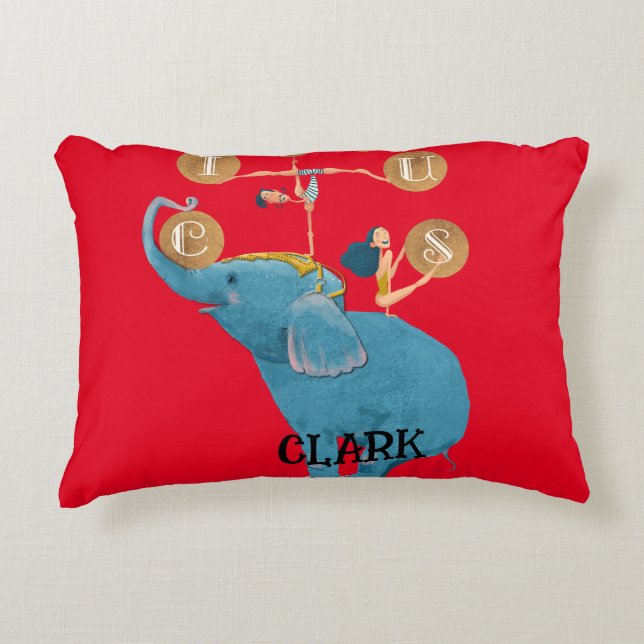 Coussins Décoratifs Infirmière à thème Cirque pour enfants (Devant)