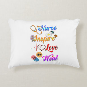 Coussins Décoratifs Infirmière Polyester Inspirer Amour Guérir Med Thé
