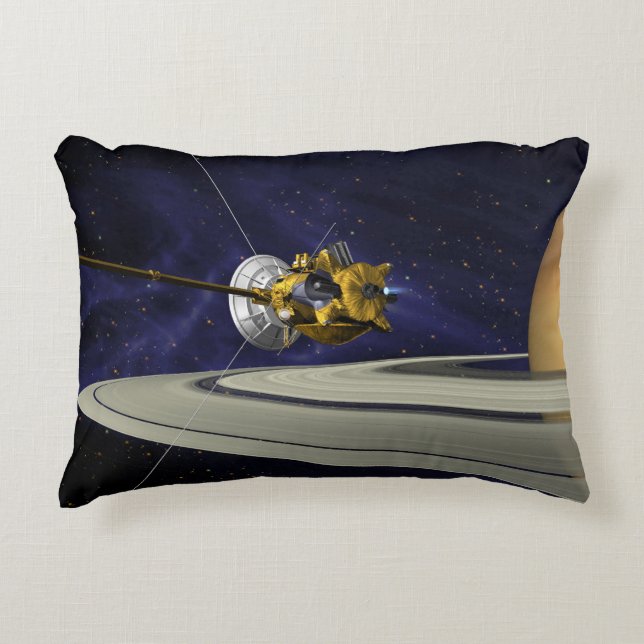 Coussins Décoratifs Insertion d'orbite de Saturne Cassini (Devant)