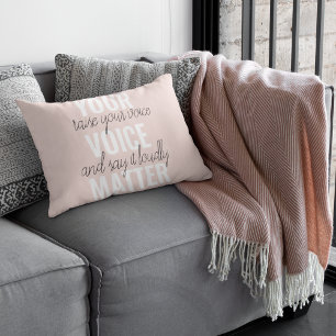 Coussins Décoratifs Inspirer votre vocabulaire Motivation Citation