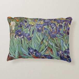 Coussins Décoratifs Iris de Van Gogh Peinture Impressionniste