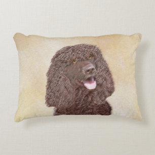 Coussins Décoratifs Irish Water Spaniel Peinture - Original Dog Art