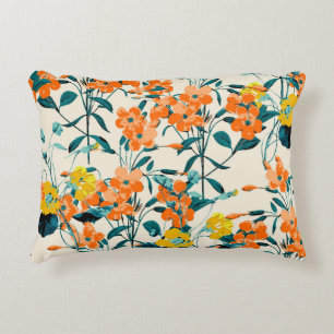 Coussins Décoratifs Jardin aux fleurs. Petites fleurs mignonnes et bra