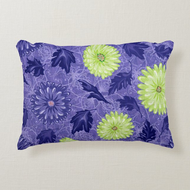 Coussins Décoratifs Jardin de Daisy à minuit (Devant)