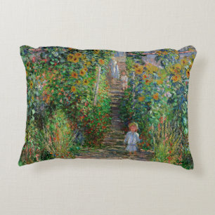 Coussins Décoratifs Jardin de Monet Vetheuil Impressionim Peinture
