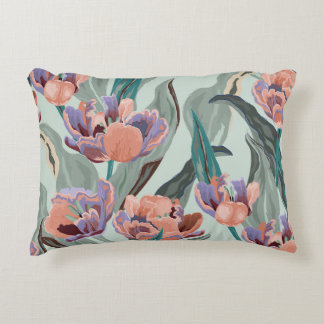 Coussins Décoratifs Jardin des tulipes : Grandes Fleurs Vintages